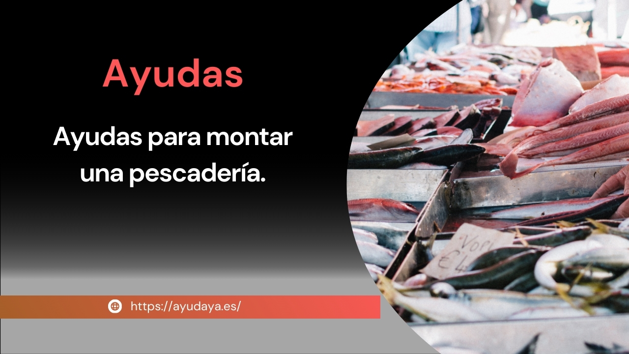 Ayudas para montar una pescadería